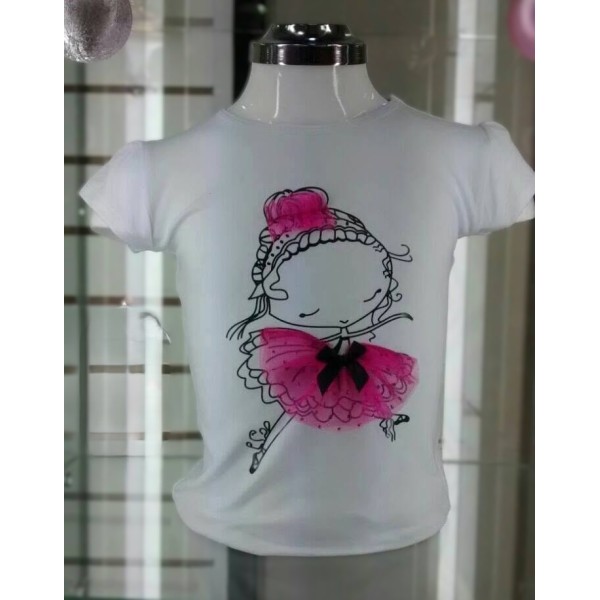 T-shirt manches courtes "Ballerine" 