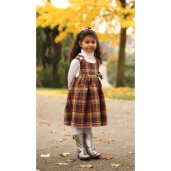 Robe jumper motifs carrés