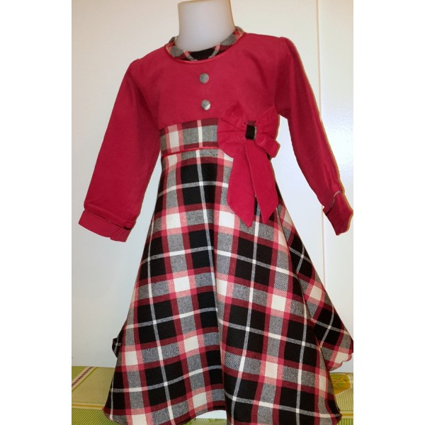 Robe modèle écossais