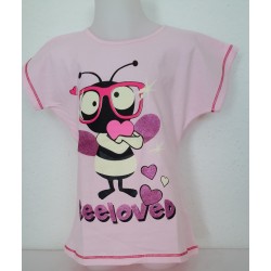 T-shirt manches courtes  imprimé "Abeille" -50%